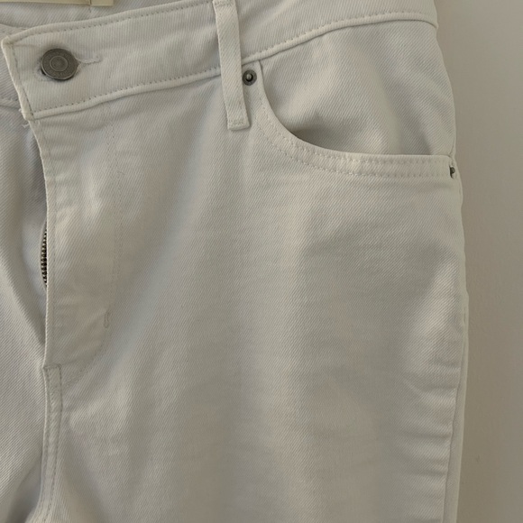 Levi's White 721 High Rise Skinny Ankle Jeans - Picture 4 of 13